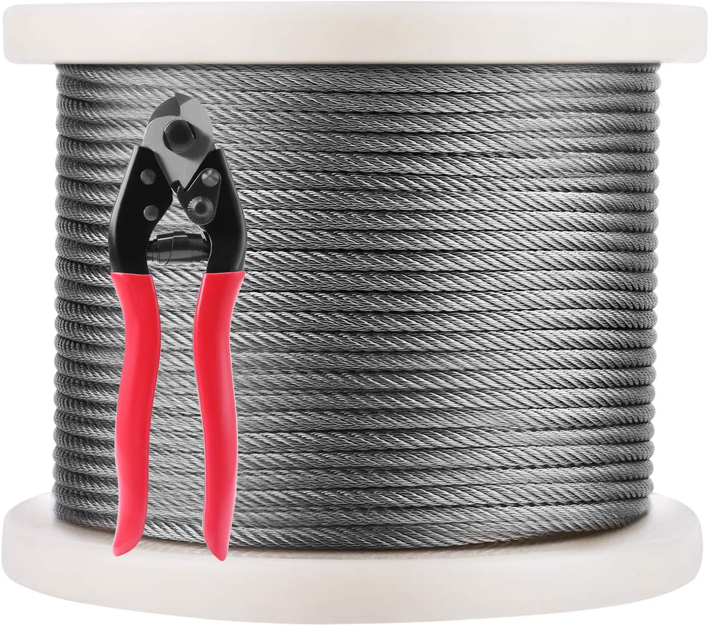 1000FT 1/8 Stainless Steel Wire Rope Cable G44914