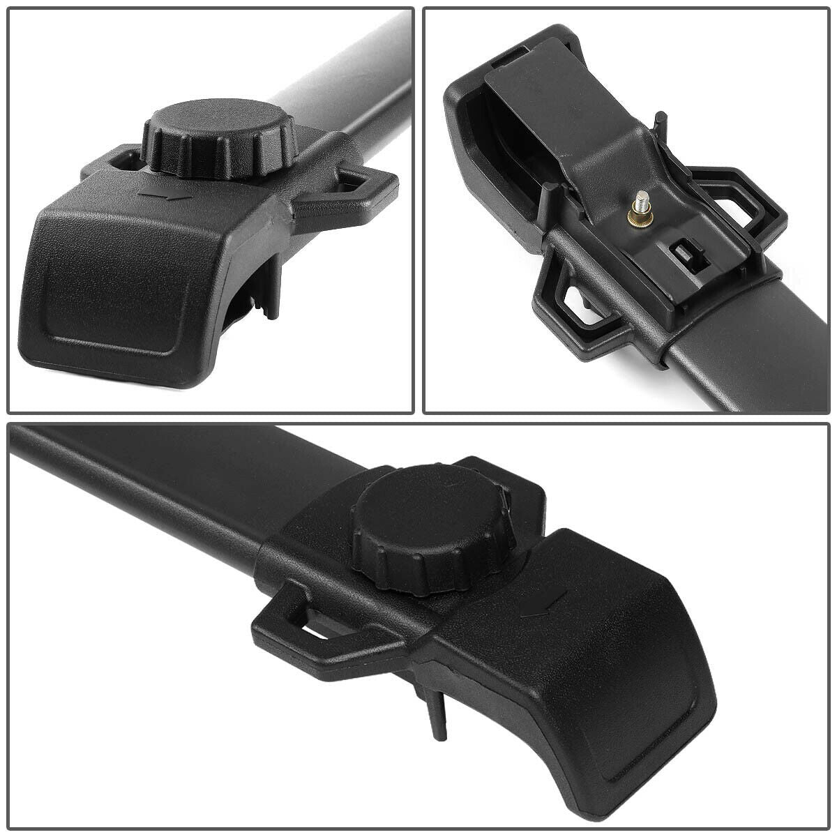 Pair OE Style Roof Rack Top Rail Aluminum Cross Bar O680