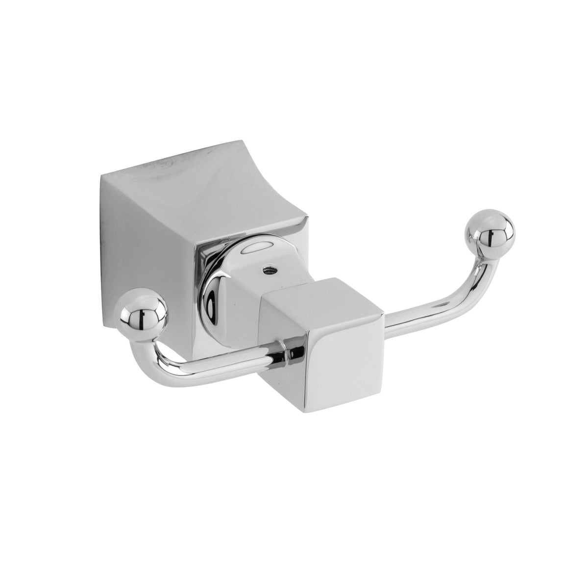 Double Robe Hook - Flat Black T362