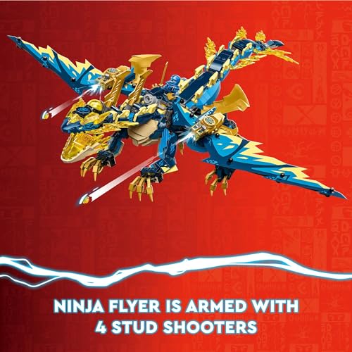 Building Toy Set with Dragon, Mech, Ninja Flyer and 6 Minifigures I171