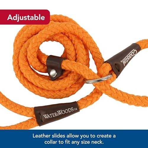 Braided Rope Dog Slip Leash K34682