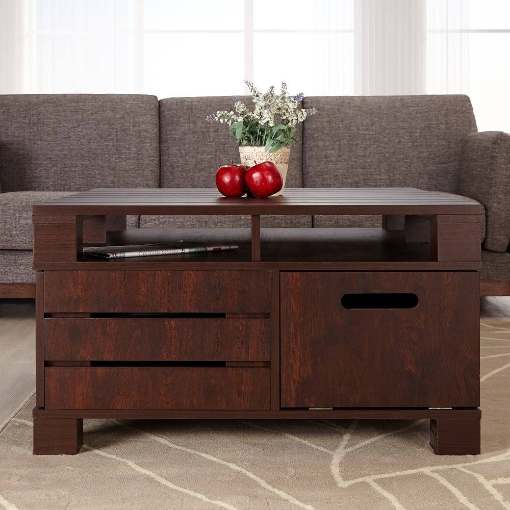 Black Storage Coffee Table X338462