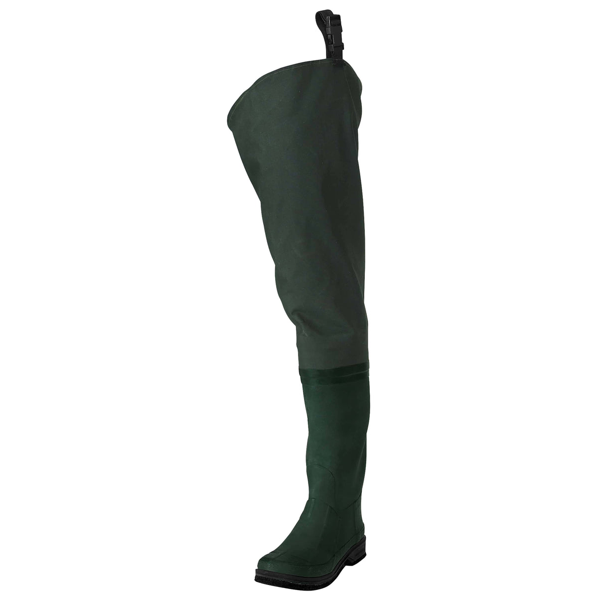 Green Poly/Rubber Hip Wader G113