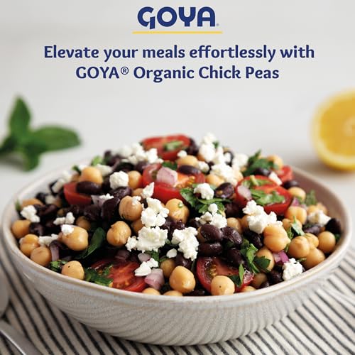 Organic Chick Peas Garbanzo Beans, Low Sodium with Sea Salt, 15.5 Ounce (Pack of 8) R84438