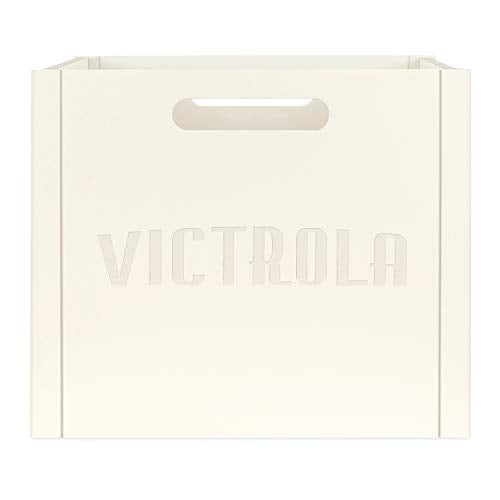 Wooden Record Crate Vinyl Album Holder Real Wood Espresso X955860