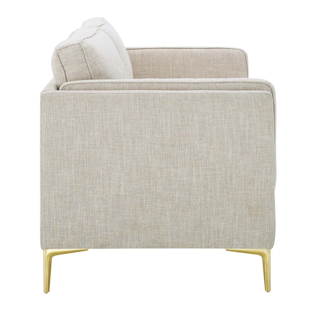Beige Fabric Sofa E370