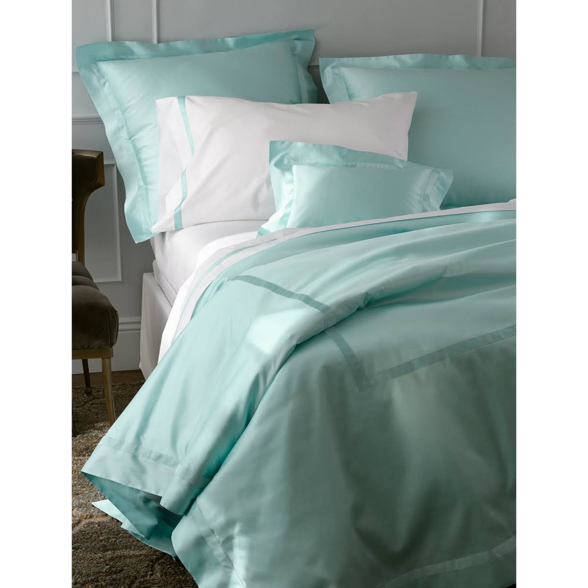 Aquamarine King Duvet Cover Z496