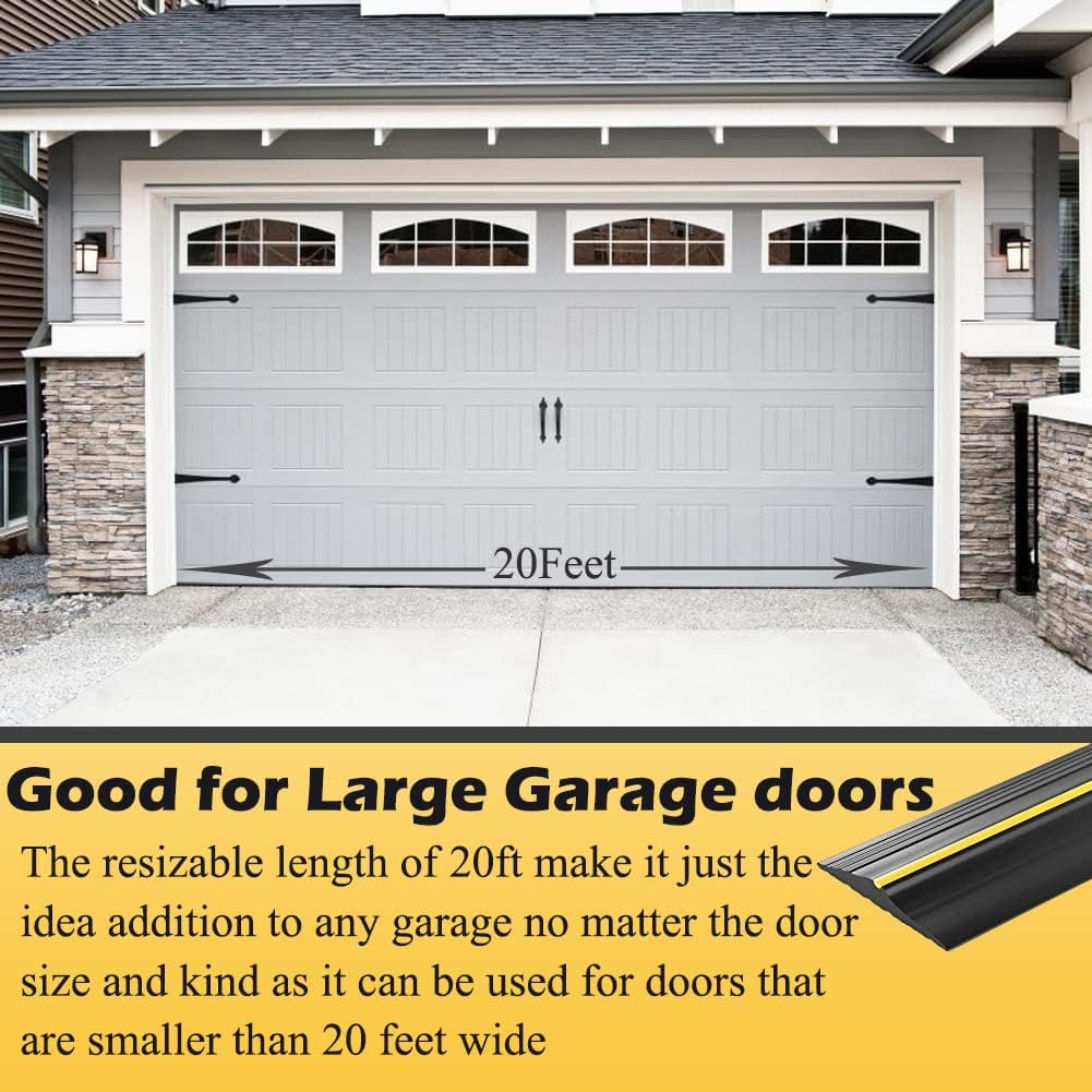 20Ft Rubber Garage Door Threshold Seal Weather Stripping O394493