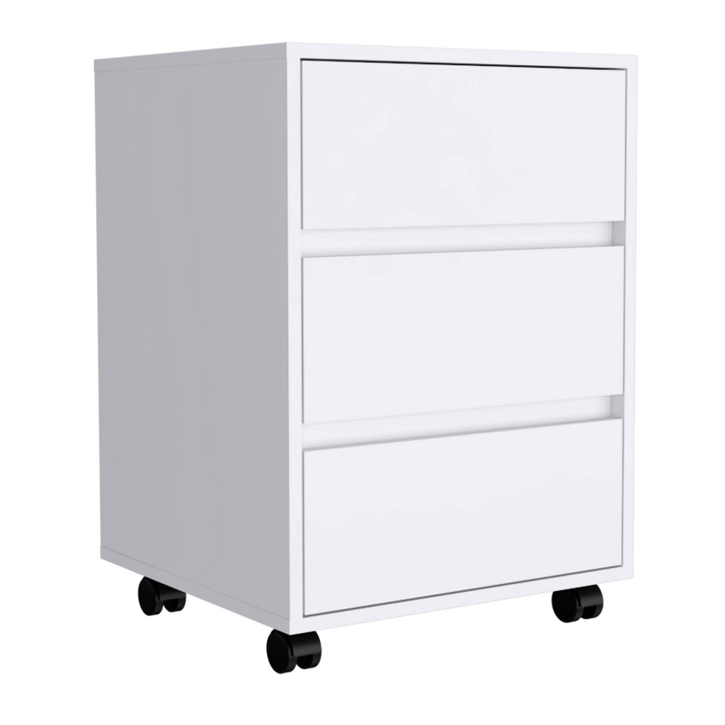 Black 3 Drawer Filing Cabinet N59611