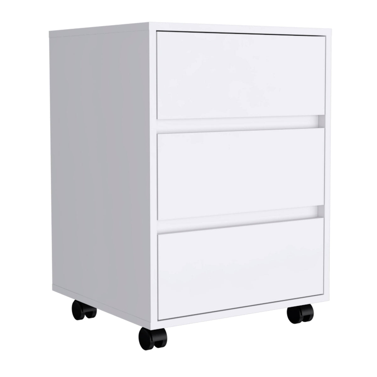 Black 3 Drawer Filing Cabinet N59611
