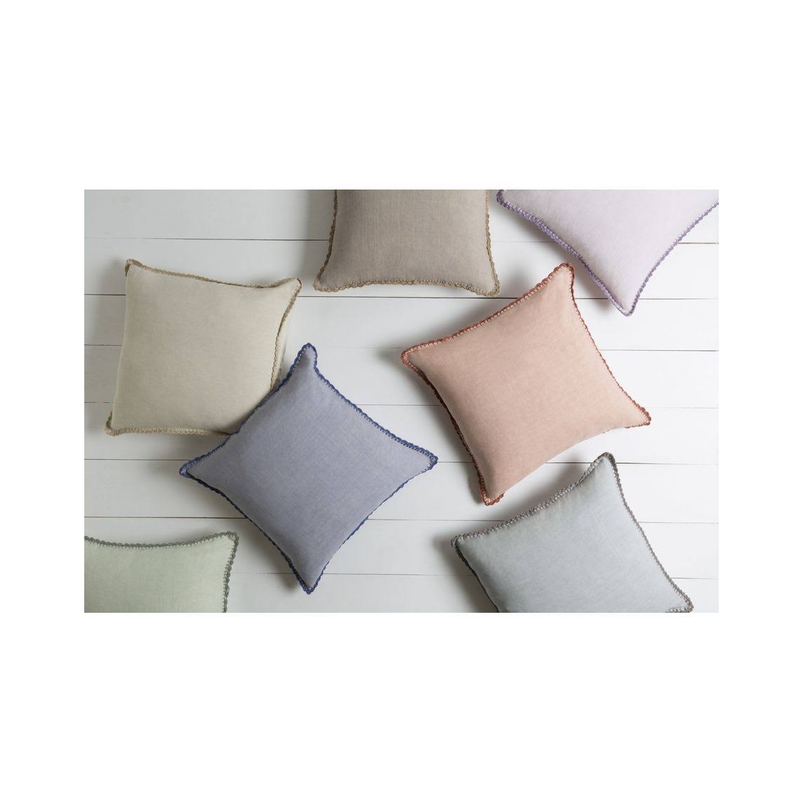 100% Linen Down Fill Pillow W76380
