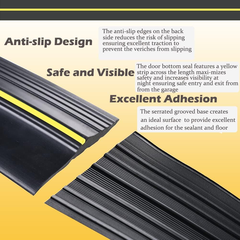 20Ft Rubber Garage Door Threshold Seal Weather Stripping O394493