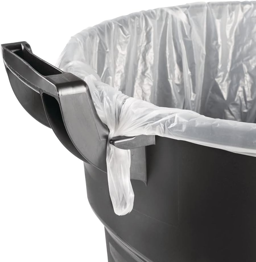 32 Gallon Black Rollout Trash Can T226