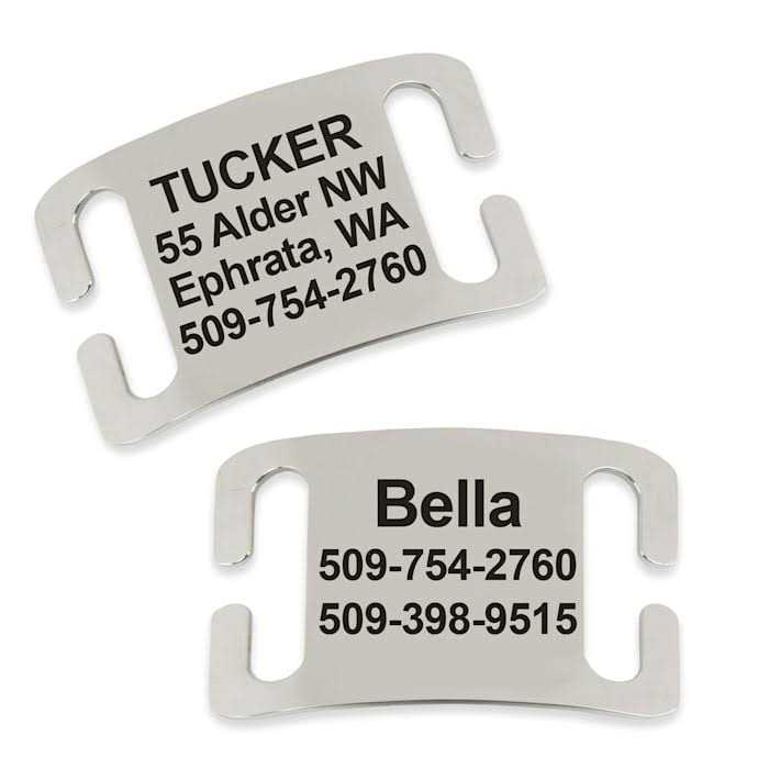 Stainless Steel Slide-On Dog & Cat Tag H3782