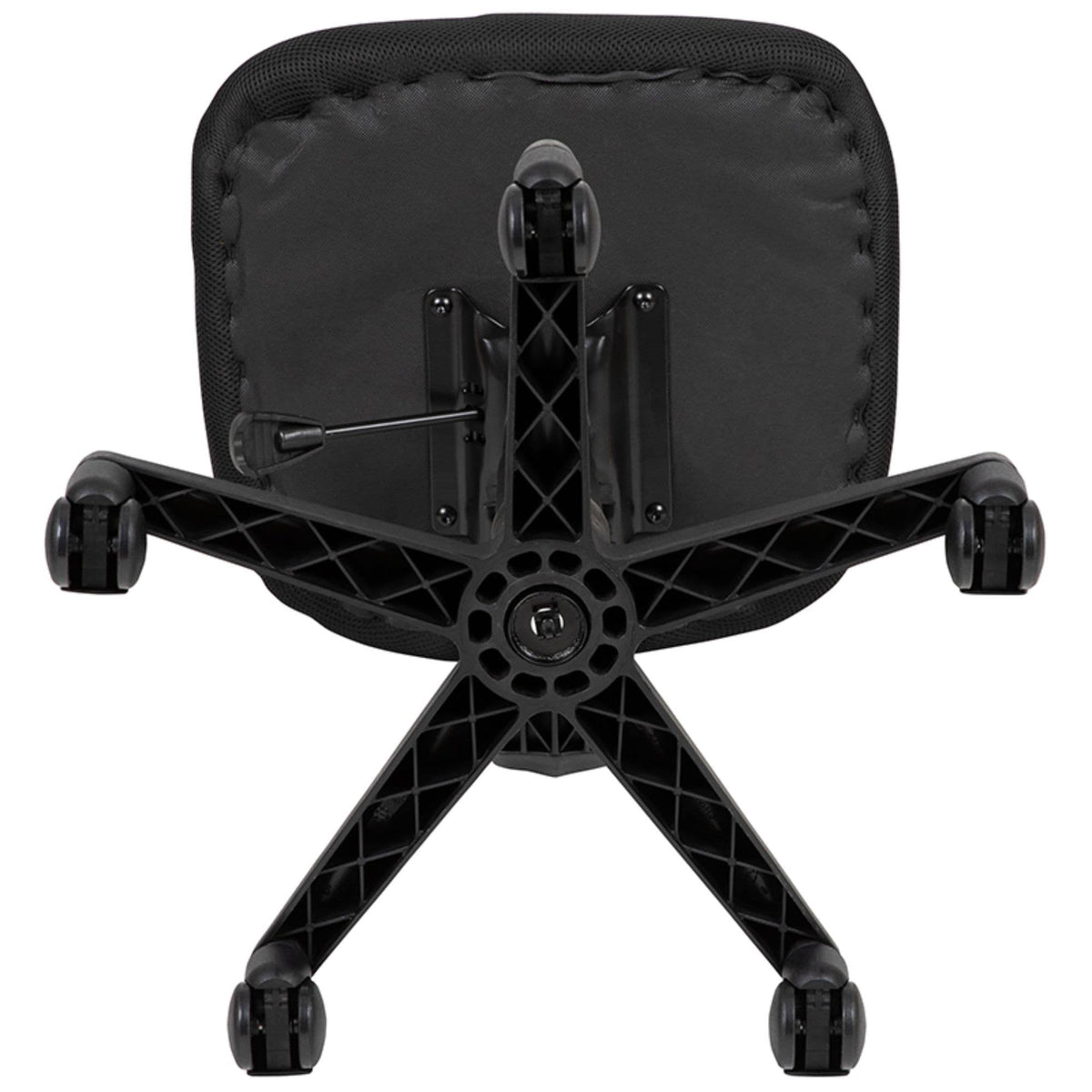 Black Mid-Back Mesh Swivel Task Office Chair W936457