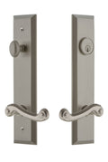 Satin Nickel Tall Plate Entry Set Y9389