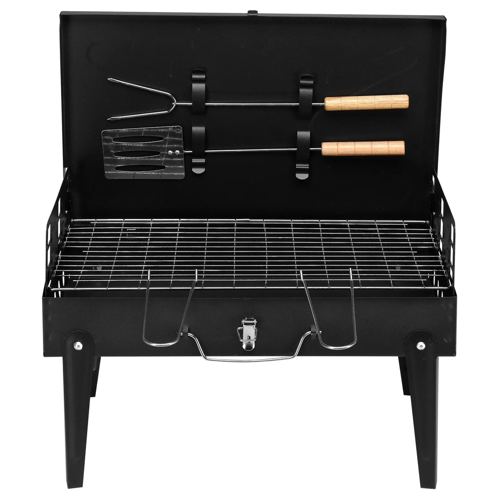 Portable Charcoal BBQ Grill Black X15125