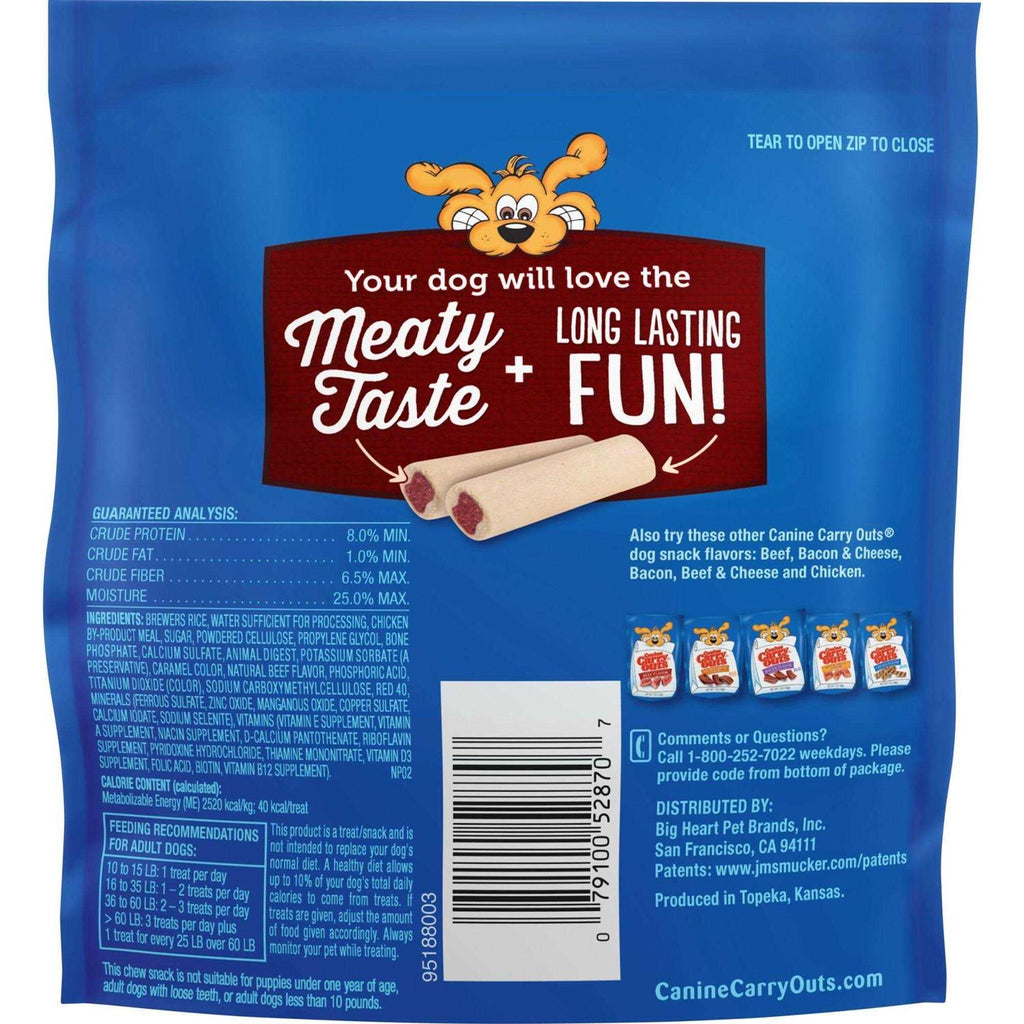 Beef Flavor Dog Chew Bones J14948