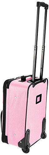 Pink Expandable 2-Piece Softside Upright Luggage Set C5219