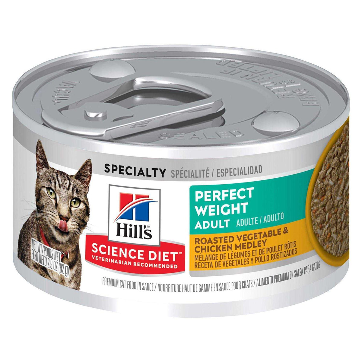 Adult Perfect Weight Roasted Vegetable & Chicken Medley Cat Food A392854