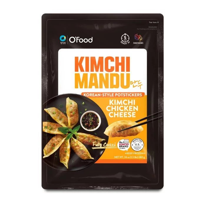 24 OZ Pack of 8 Cheese Kimchi Dumplings M1680