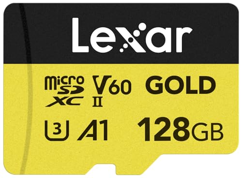 128GB Micro SD Card UHS-II V60 A1 4K microSDXC Memory Card S716643