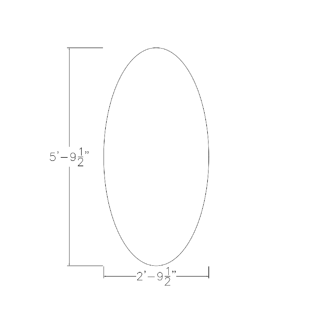 4 Person Oval Conference Table A70703
