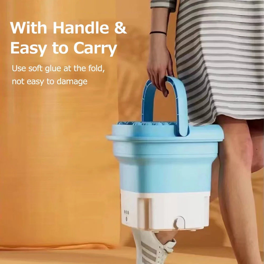 Portable Automatic Ultrasonic Mini Washing Machine D23855