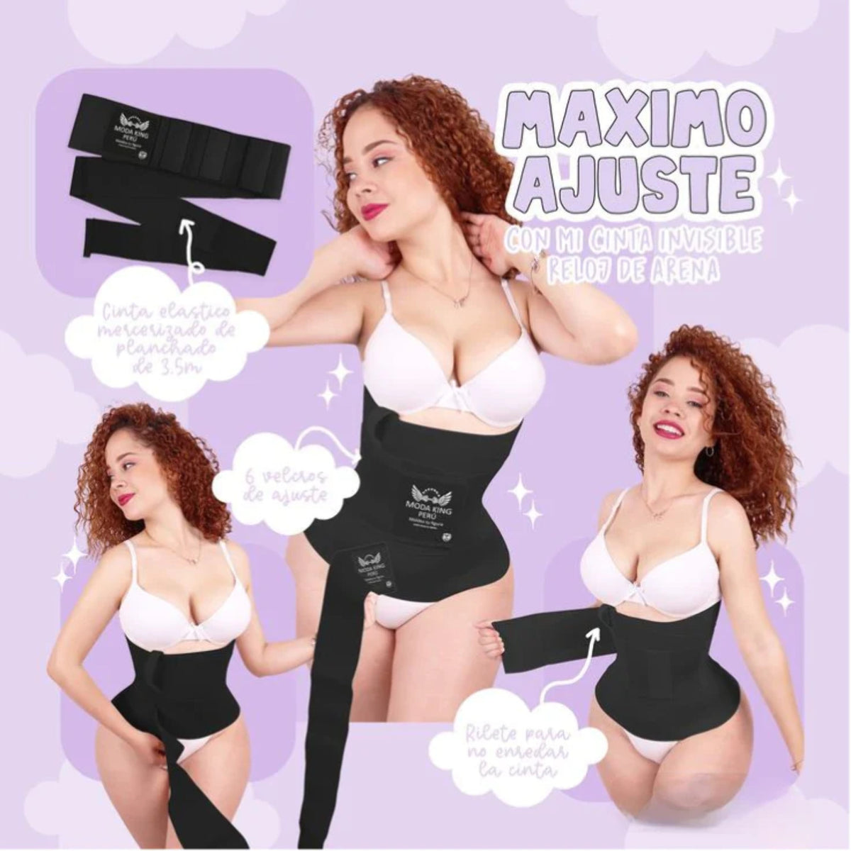 Black Compression Waist Trainer Wrap C41859