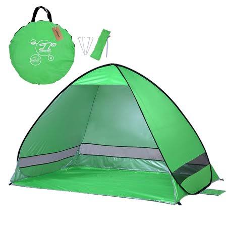 Green Instant Up Beach Tent Sun Shelter X542