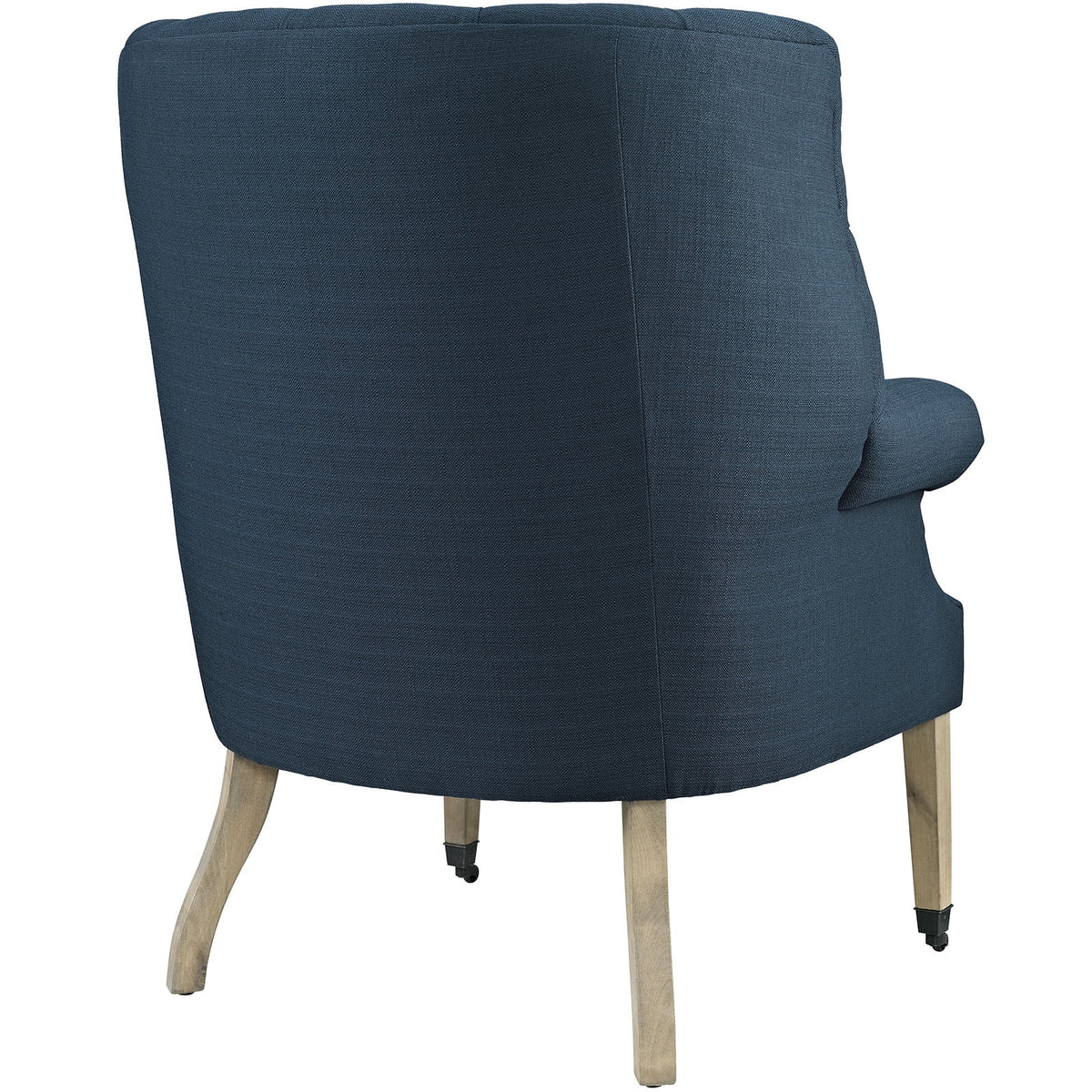 Navy Blue Fabric Lounge Chair B69830