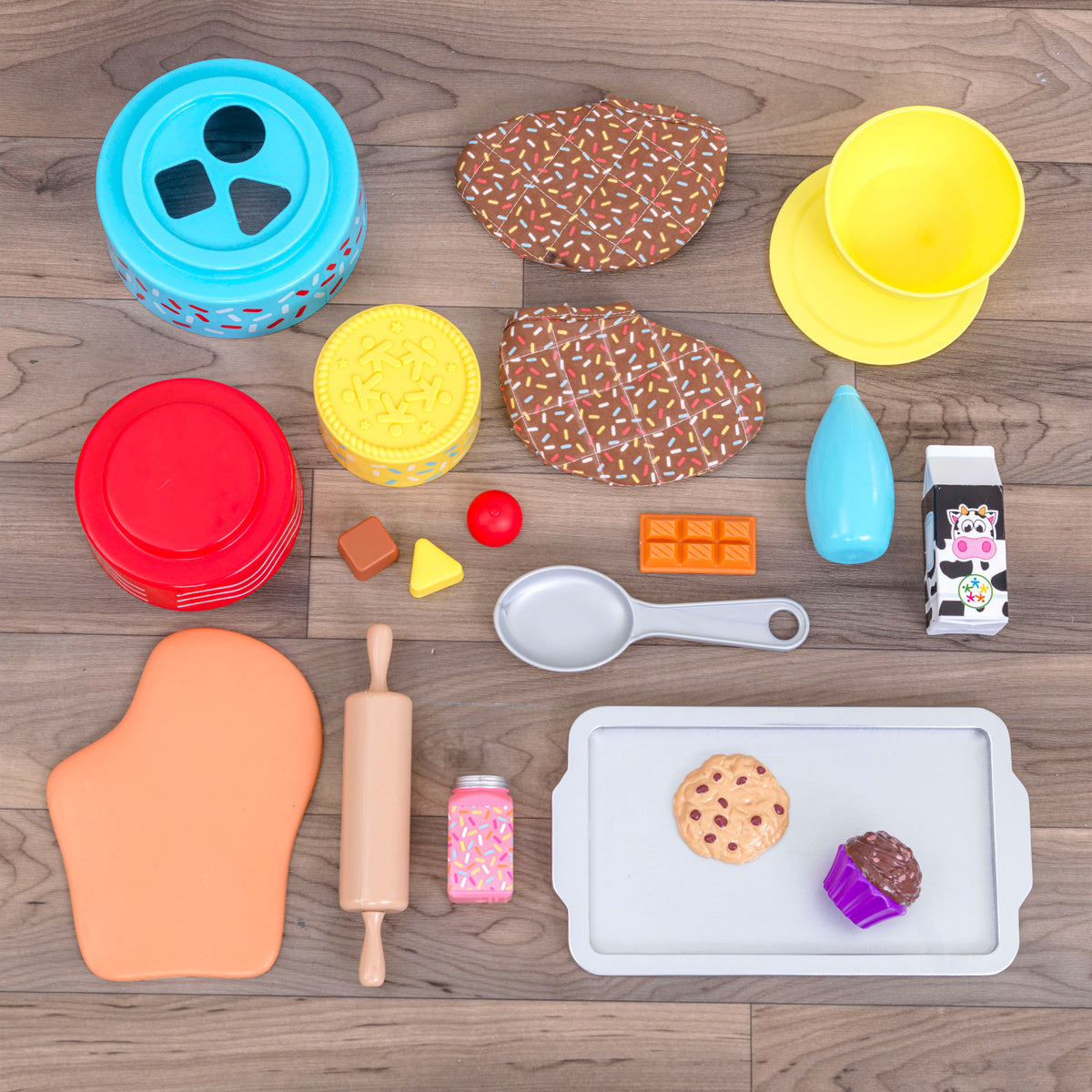 Wooden Toddler Activity Center with 20 Accessories O63624