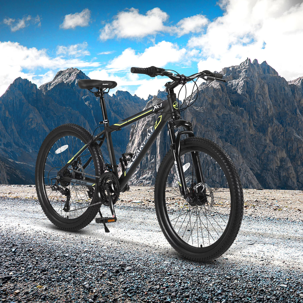 24 inch Kids Mountain Bike with Disc Brakes 21 Speed A387870