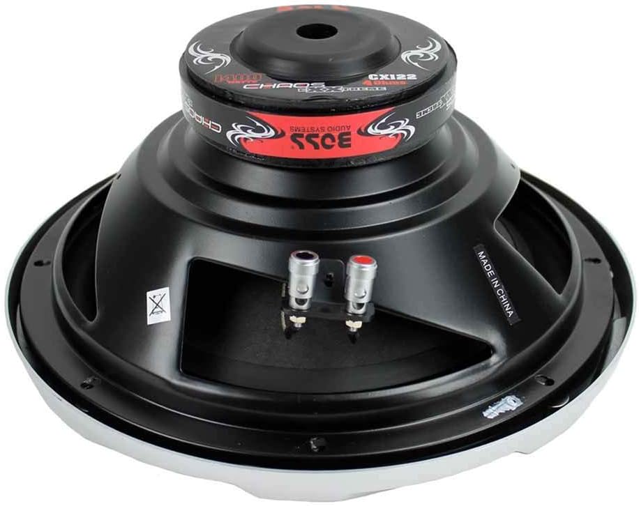 12 1400W Car Audio Subwoofer & 1500W Mono Amplifier with 8 Gauge Wiring Kit & Single 12 Vented Subwoofer Enclosure Box B17958