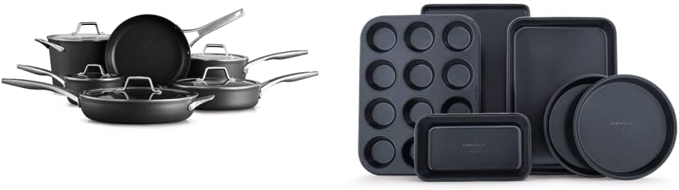 Hard-Anodized Nonstick 8-Piece Cookware Set P249