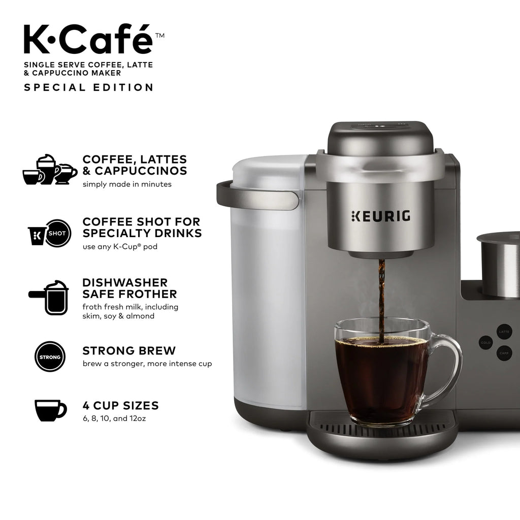 Single Serve Coffee, Latte and Cappuccino Maker Y46383