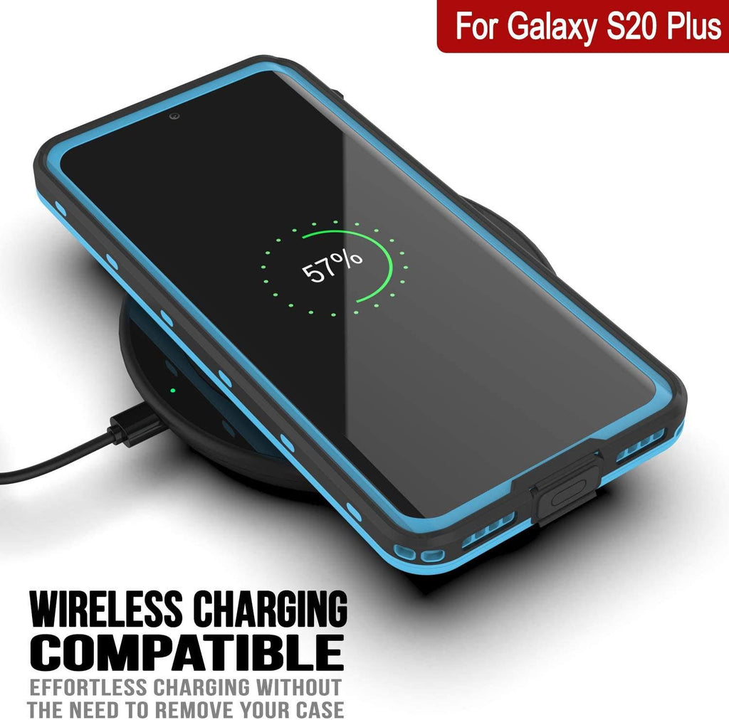 Light Blue Waterproof Case for Galaxy S20+ Plus H5459