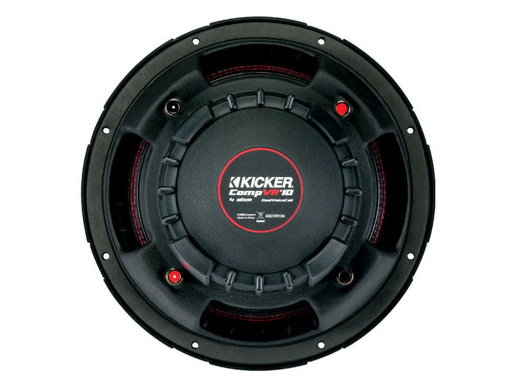 10-Inch Black 4-ohm Dual Voice Coil Subwoofer N4783