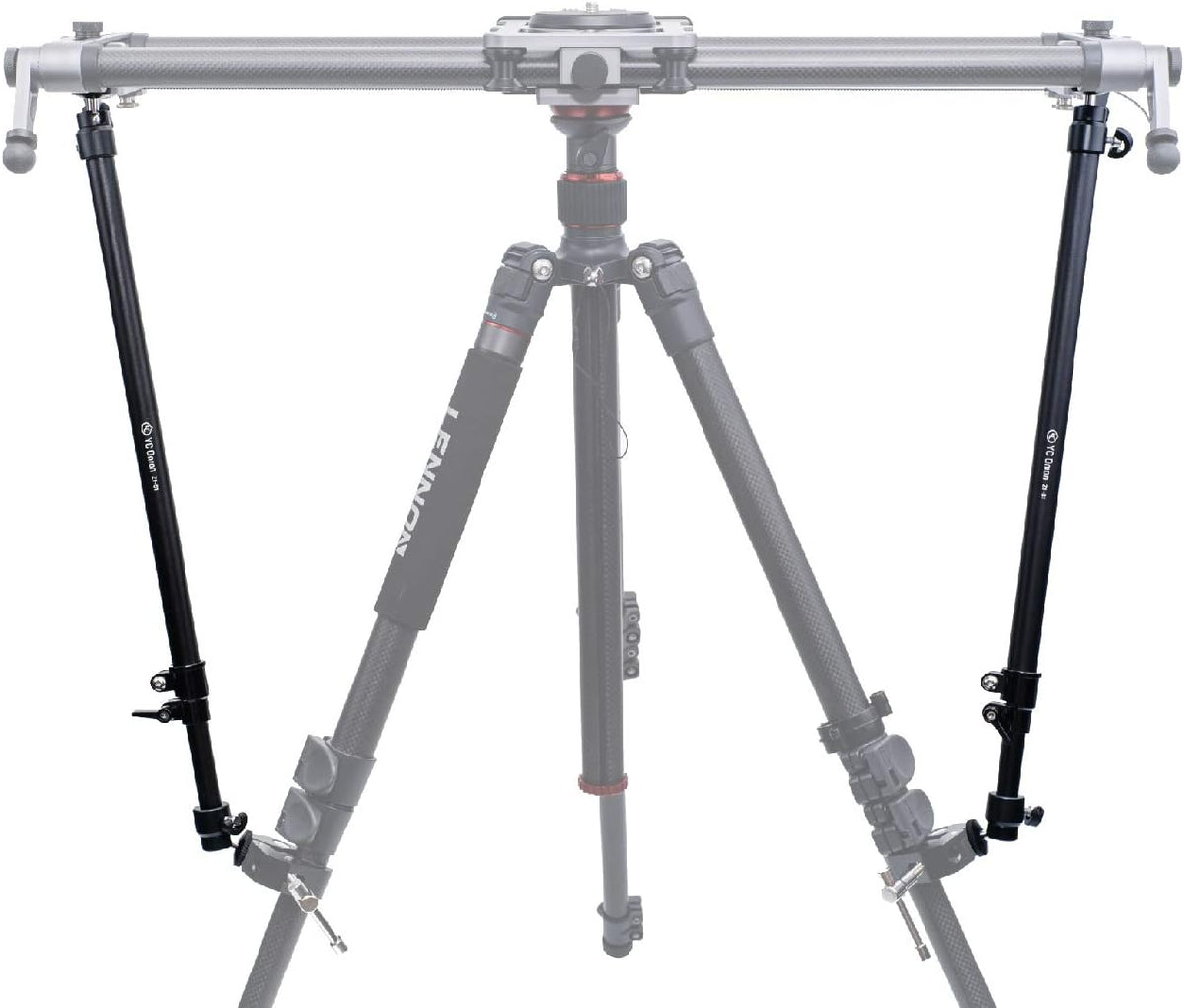 Camera Slider Support Arm 2 Pack with C Clamps and Ballhead Aluminium Alloy E52128
