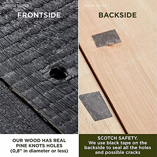 Set of 12 Reclaimed Wood Planks (32 x 4 x 0.3 Inch) X9872