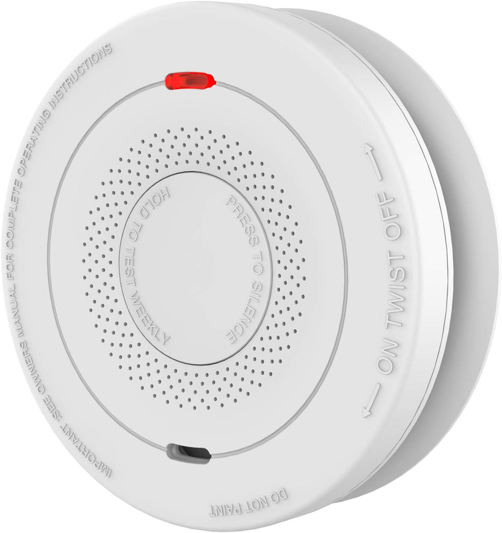 Dual Sensor Smoke and Carbon Monoxide Detector Alarm, 10-Year Battery, Pack of 2 S341
