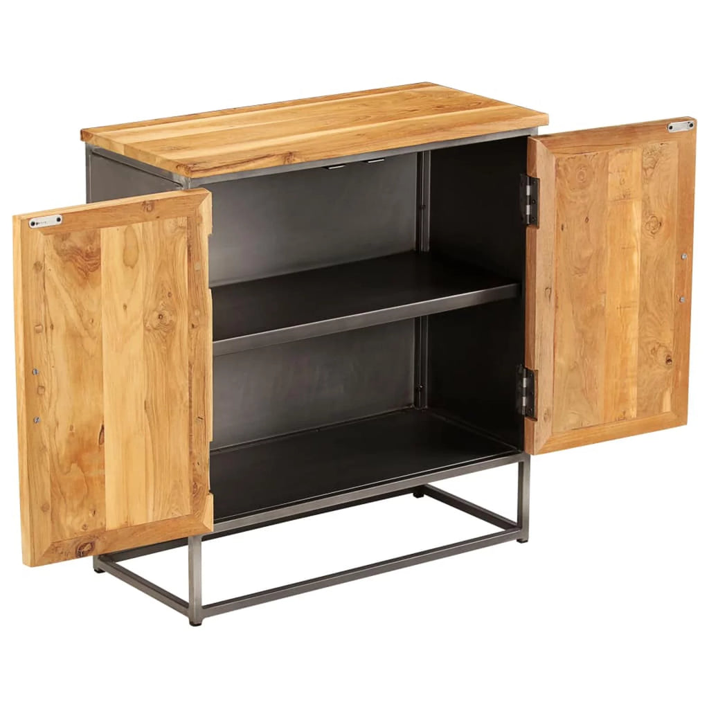 Recycled Teak and Steel Sideboard Z33244