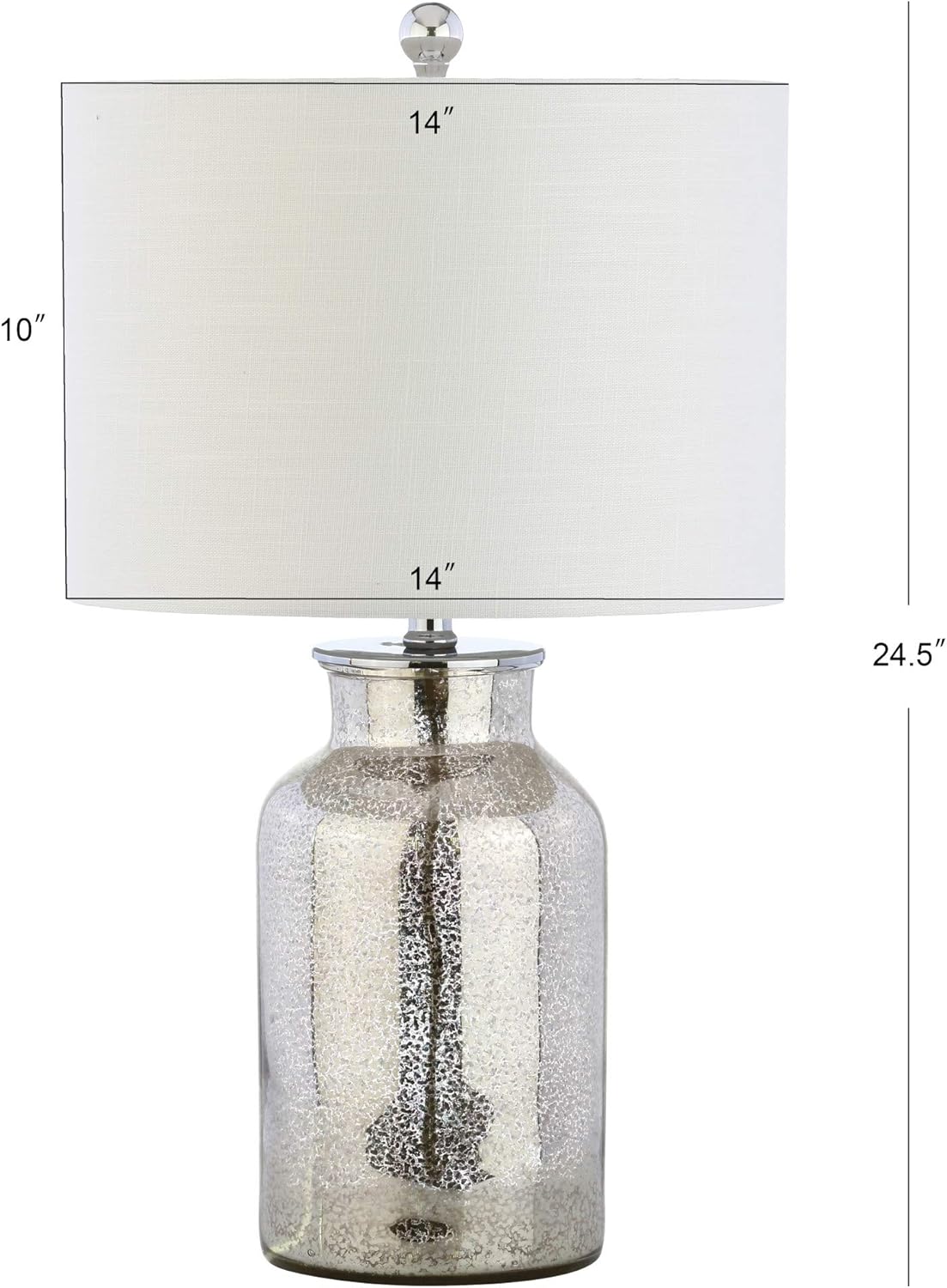 Mercury Glass LED Table Lamp O546230