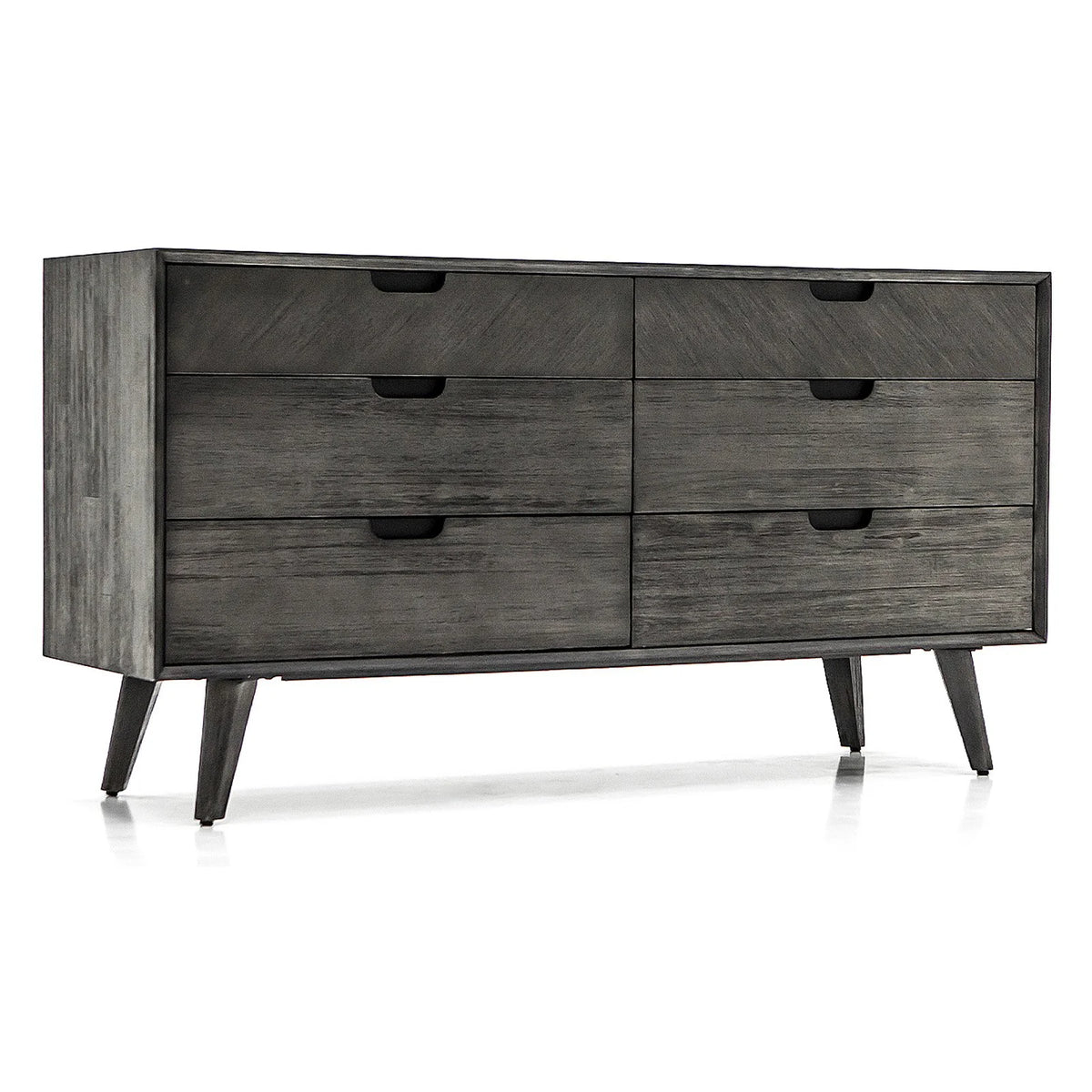 6-Drawer Mid-Century Wood Dresser V781