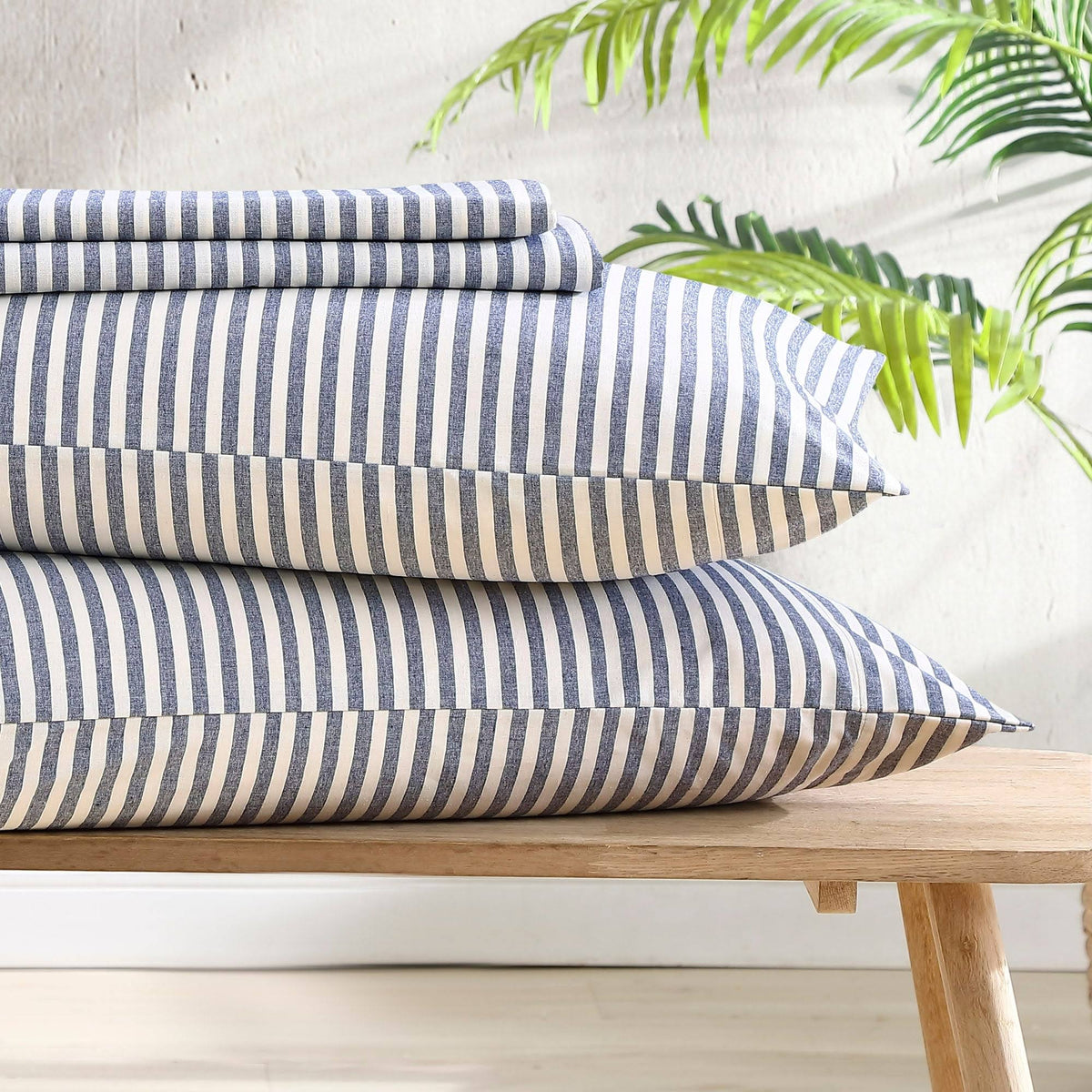 Beige King Percale Sheet Set E4664