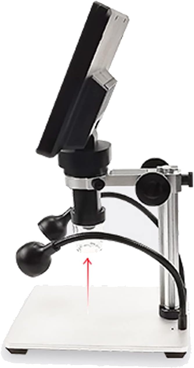 7 Digital Microscope 12MP 1080P Video with Metal Stand 2 LED Fill Lights 32G SD Card V84954