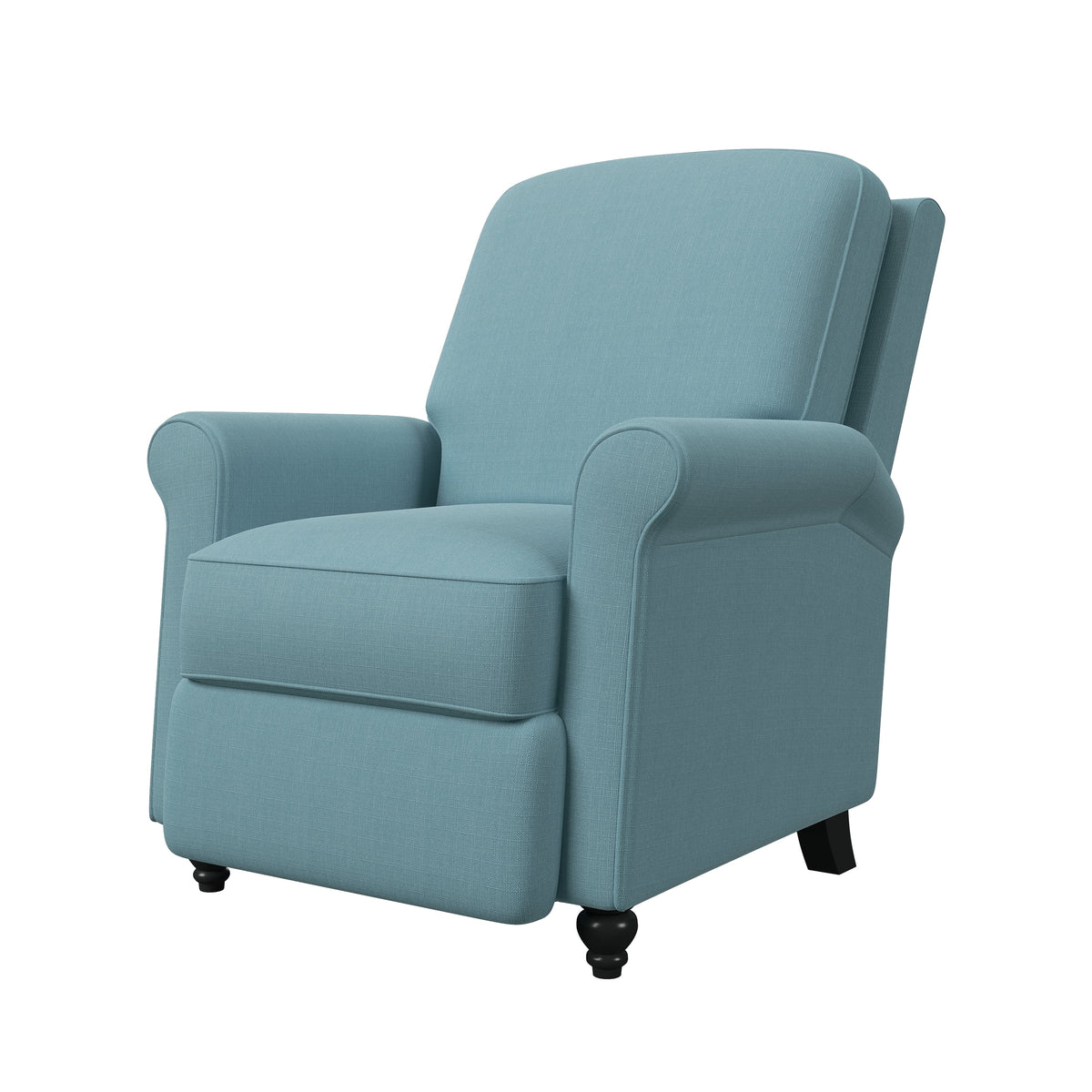 Sky Blue Push Back Recliner Chair V195575