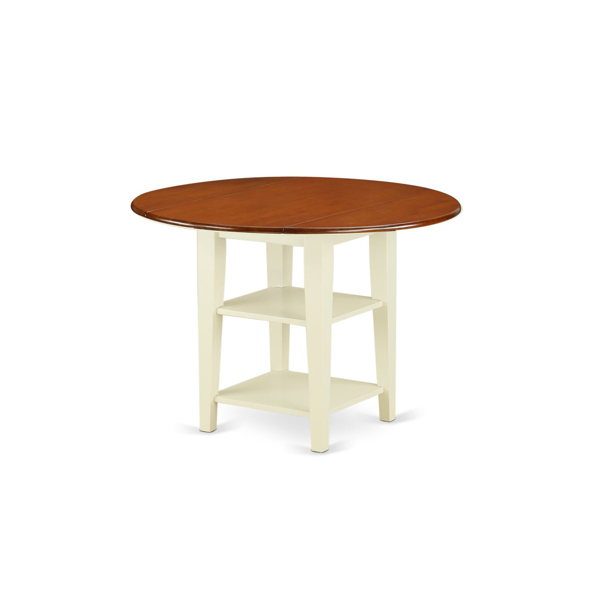 3-piece Dining Set with Wood Seat in Black/Cherry X43617