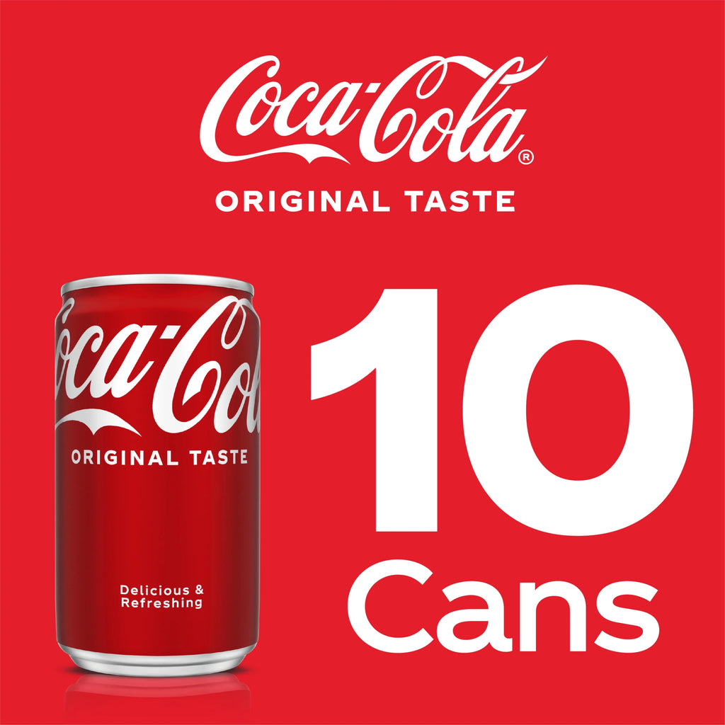 Mini Soda Pop Soft Drink, 7.5 fl oz, 10 Pack Cans R402