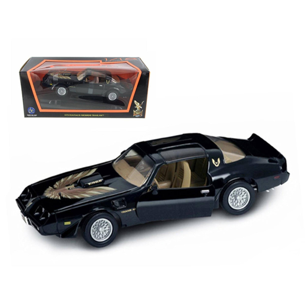 Black 1/18 Diecast Model Car A814